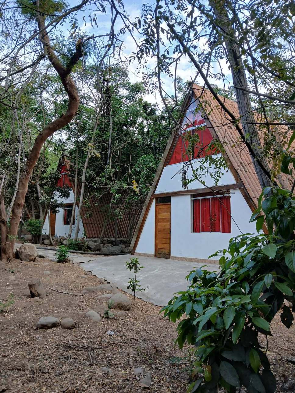 Cabaña entre los árboles